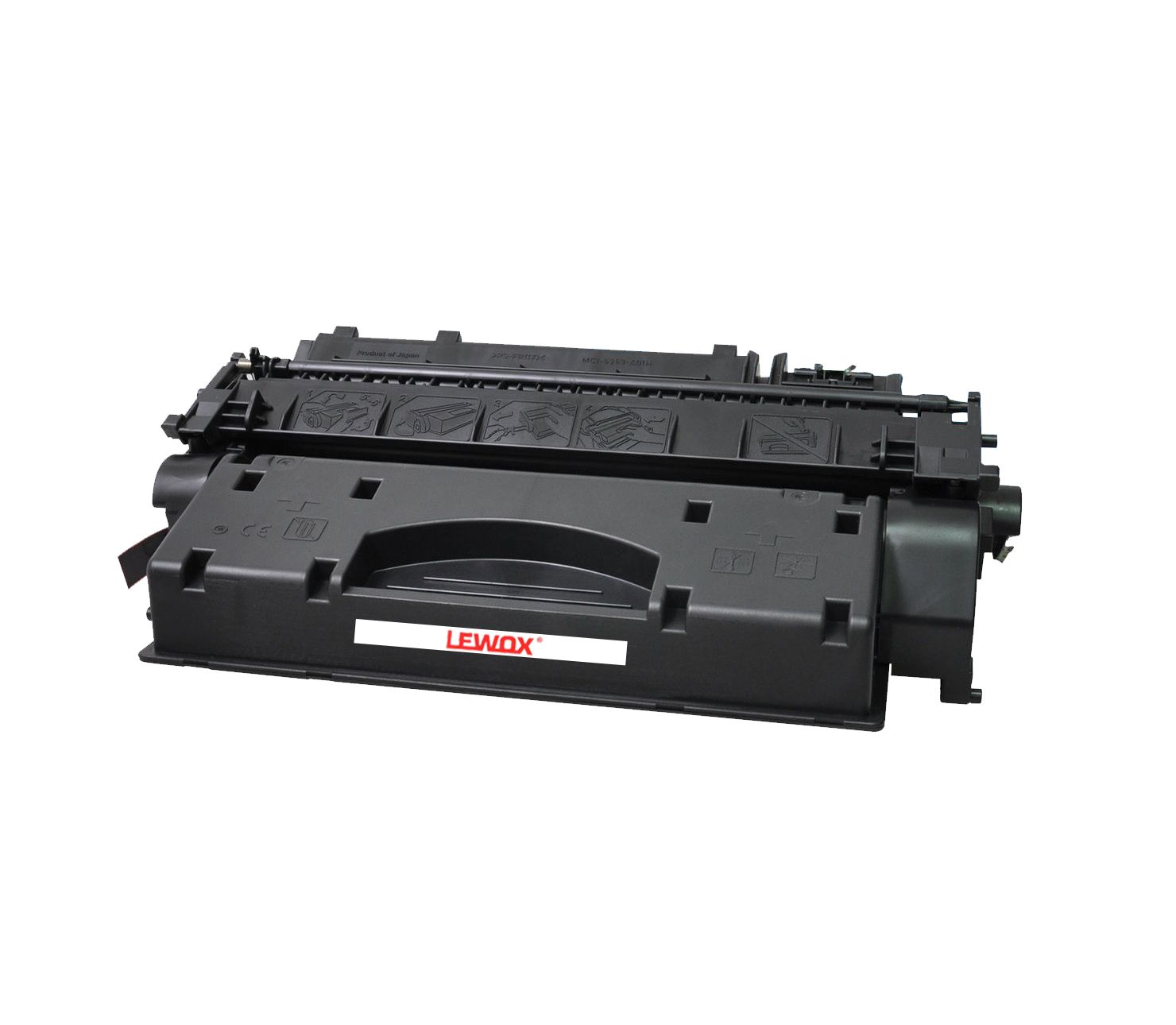 Lewox CRG 719HBK(3480B002)Siyah muadil toner(6,4K)