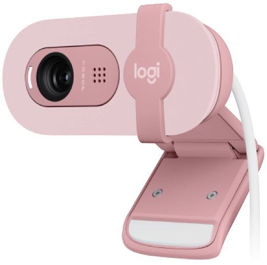 Logitech 960-001623 Brio 100 FHD Webcam,Pembe