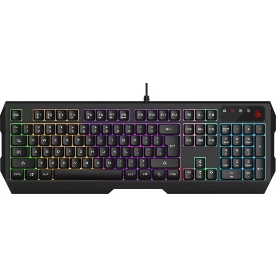 A4 Tech Bloody B135N Q USB siyah neon oyun klavye