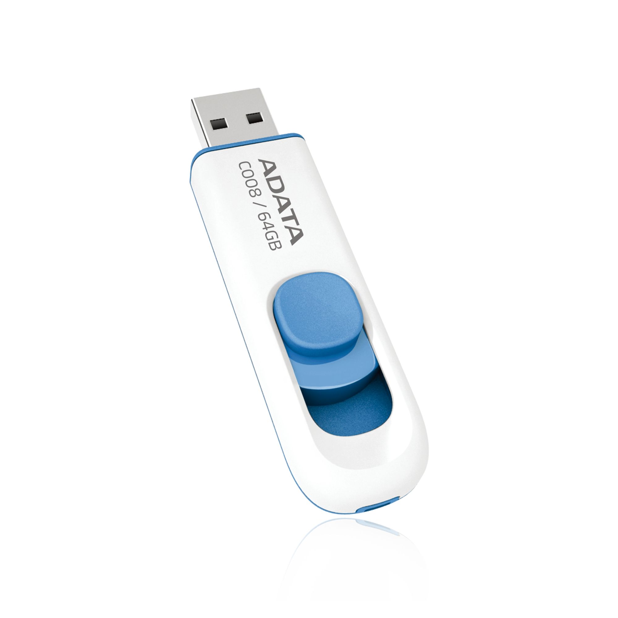 Adata C008/64GB 64Gb Usb2.0 Beyaz Mavi