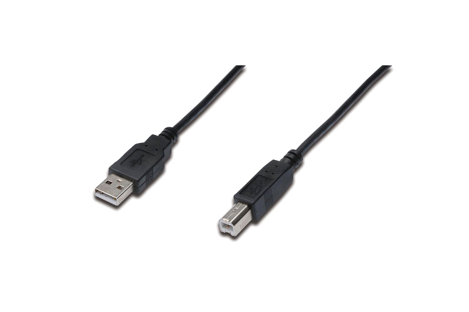 Digitus  AK-300102-018-S 1.8m USB2.0 AE/BE siyah k