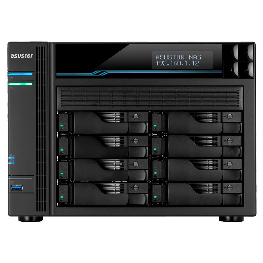 ASUSTOR AS6508T 8 YUVALI 8X22TB 8GB DDR4 M.2*2