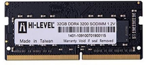 Hi-Level 32Gb 3200Mhz DDR4 N.book Ram 1.2v