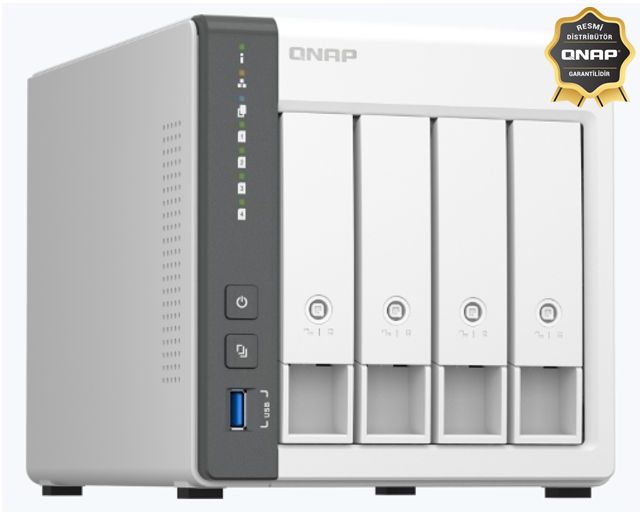 Qnap TS-433-4GB Nas Kayıt Cihazı (4GB Ram)