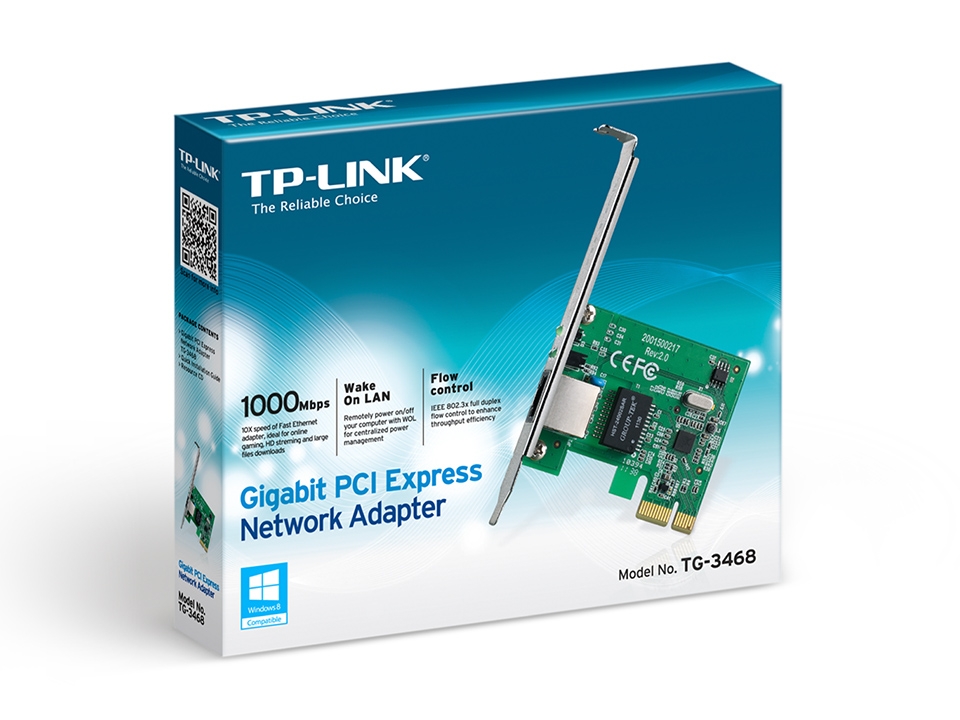 TP-LINK TG-3468 ETHERNET.GIGABIT 10/100/1000 Mbps